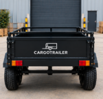 Cargotrailer 7′ x 14′ Quad Trailer – Triple Axle, All-Terrain Tires, Steel Box Body - Image 2