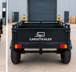 Cargotrailer 7′ x 20′ Quad Trailer – Triple Axle, All-Terrain Tires, Steel Box Body - Image 2