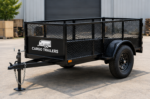 Cargotrailer 4′ x 6′ Cargo Trailer – Single Axle, High Mesh Sides, Ramp Gate
