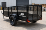 Cargotrailer 4′ x 6′ Cargo Trailer – Single Axle, High Mesh Sides, Ramp Gate - Image 2