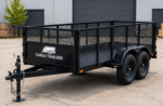 Cargotrailer 6′ x 12′ Cargo Trailer – Tandem Axle, High Mesh Sides, Ramp Gate