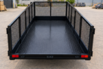 Cargotrailer 6′ x 12′ Cargo Trailer – Tandem Axle, High Mesh Sides, Ramp Gate - Image 3
