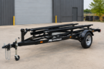 Cargotrailer 12 ft x 14 ft Jet Ski Trailer – Single Axle, Carpeted Bunks, Winch Stand