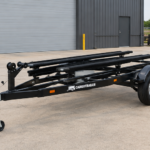 Cargotrailer 12 ft x 14 ft Jet Ski Trailer – Single Axle, Carpeted Bunks, Winch Stand