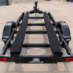 Cargotrailer 12 ft x 14 ft Jet Ski Trailer – Tandem Axle, Carpeted Bunks, Winch Stand - Image 3