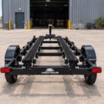 Cargotrailer 16 ft x 22 ft Jet Ski Trailer – Tandem Axle, Carpeted Bunks, Winch Stand - Image 2