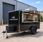 Cargotrailer 6′ x 8′ Catering Trailer – Single Axle, Stainless Kitchen, Serving Window