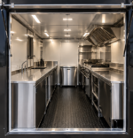 Cargotrailer 6′ x 8′ Catering Trailer – Single Axle, Stainless Kitchen, Serving Window - Image 3