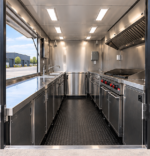 Cargotrailer 6′ x 10′ Catering Trailer – Tandem Axle, Stainless Kitchen, Serving Window - Image 3