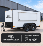 Cargotrailer 7′ x 12′ Catering Trailer – Tandem Axle, Stainless Kitchen, Serving Window - Image 4