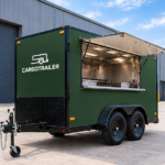 Cargotrailer 8.5′ x 20′ Catering Trailer – Tandem Axle, Stainless Kitchen, Serving Window