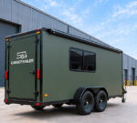 Cargotrailer 8 ft x 16 ft Camping Trailer – Tandem Axle, Full Kitchen, Rear Bed - Image 2