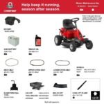TB30B Compact Riding Lawn Mower - Image 2